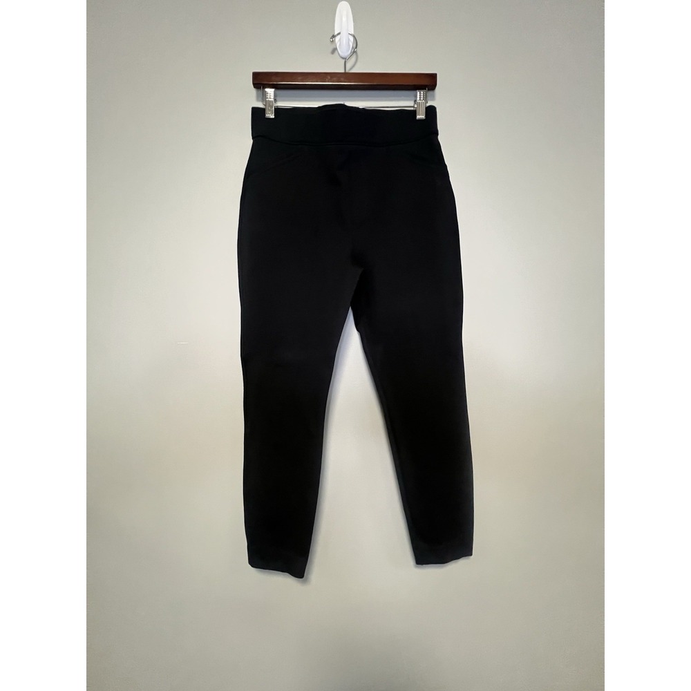 Spanx The Perfect Ponte Ankle Pant 4-way Stretch in Black Women's Size L